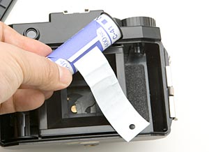 フィルムをしっかり持つ