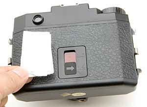 フィルムカウンターの遮光